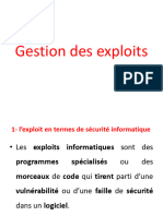 1 - Gsetion Des Exploits