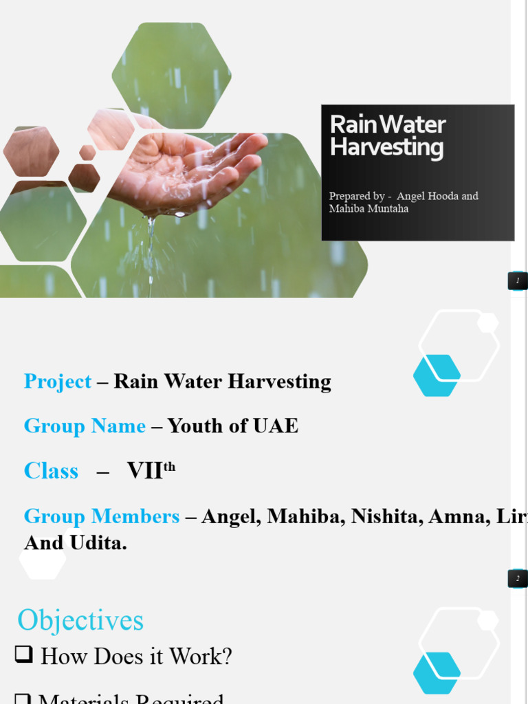 Rain Water Harvesting | PDF | Surface Runoff | Water Conservation
