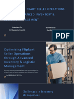Optimizing Flipkart Seller Operations Through Advanced Inventory and Logistic Management