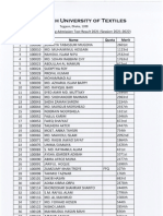 B.SC - in Textile Engineering