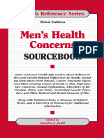 Men's Health Concerns Sourcebook, 3rd Edition 2009