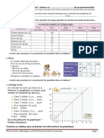 10 Probleme Proportionnalite Utiliser Tableau Trouver Coeff cm1 Gilles