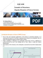Earthquake Response of Linear System
