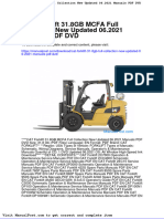 Cat Forklift 31 8gb Full Collection New Updated 06 2021 Manuals PDF DVD