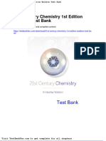 21st Century Chemistry 1st Edition Waldron Test Bank