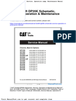 Cat Forklift Dp35k Schematic Service Operation Maintenance Manual