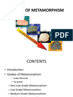 Grades of Metamorphism