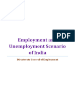 Employment and Unemployment Scenario of India May 2023