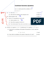 Coordinate Geometry Worksheet