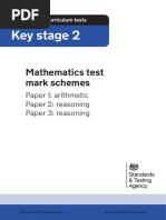 ks2 Mathematics 2017 Marking Scheme