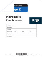 ks2 Mathematics 2017 Paper 2