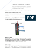Elementos de La Geometria de La Direccion Automotriz PDF