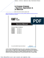 Cat Forklift p33000 p36000 Schematic Service Operation Maintenance Manual