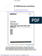 Cat Forklift t30b Service and Parts Manual