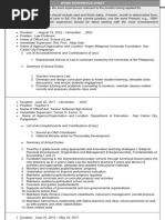 2 SAMPLE CS Form No 212 Attachment Work Experience Sheet TII