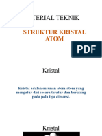 Struktur Kristal Atom