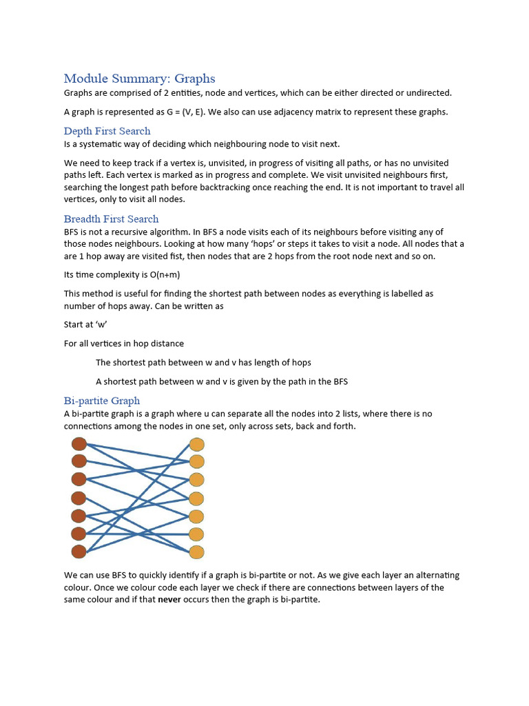 Graphs Summary | PDF