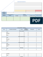 Sugerencias Esquemas de Planificación