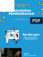 Pengantar Teknologi Informasi: Paradigma Pemrograman
