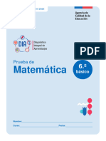 Prueba - Matematica - Cierre - 2023 - 6 - Basico Ensayo