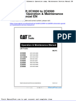 Cat Forklift 2c3000 To 2c6500 Schematic Operation Maintenance Service Manual en