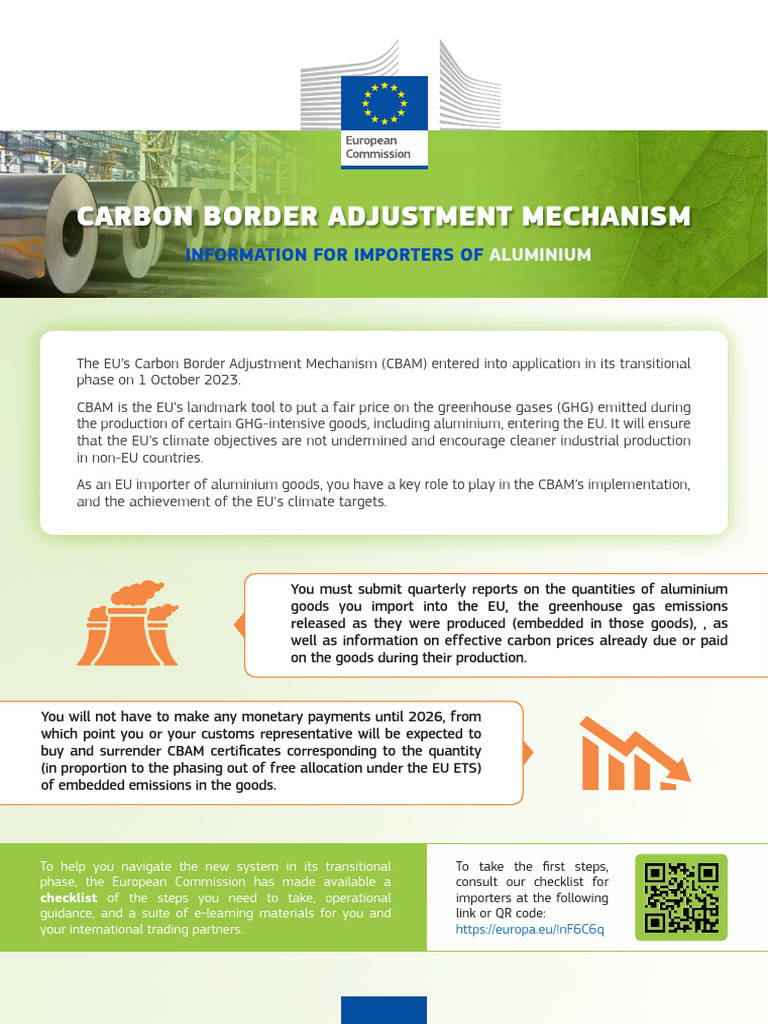 CBAM Factsheet - ALUMINIUM - 0 | PDF | European Union | Environmental ...