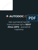 PL Jak Wymienic Tarcze Hamulcowe Tyl W Seat Altea 5p1 Poradnik Naprawy