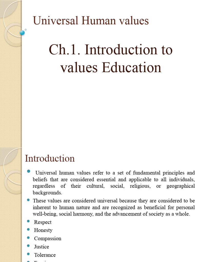 Ch1. Introduction To Human Values (4) - 1 | PDF | Thought | Happiness