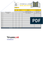 Risk Register: Internal Audit