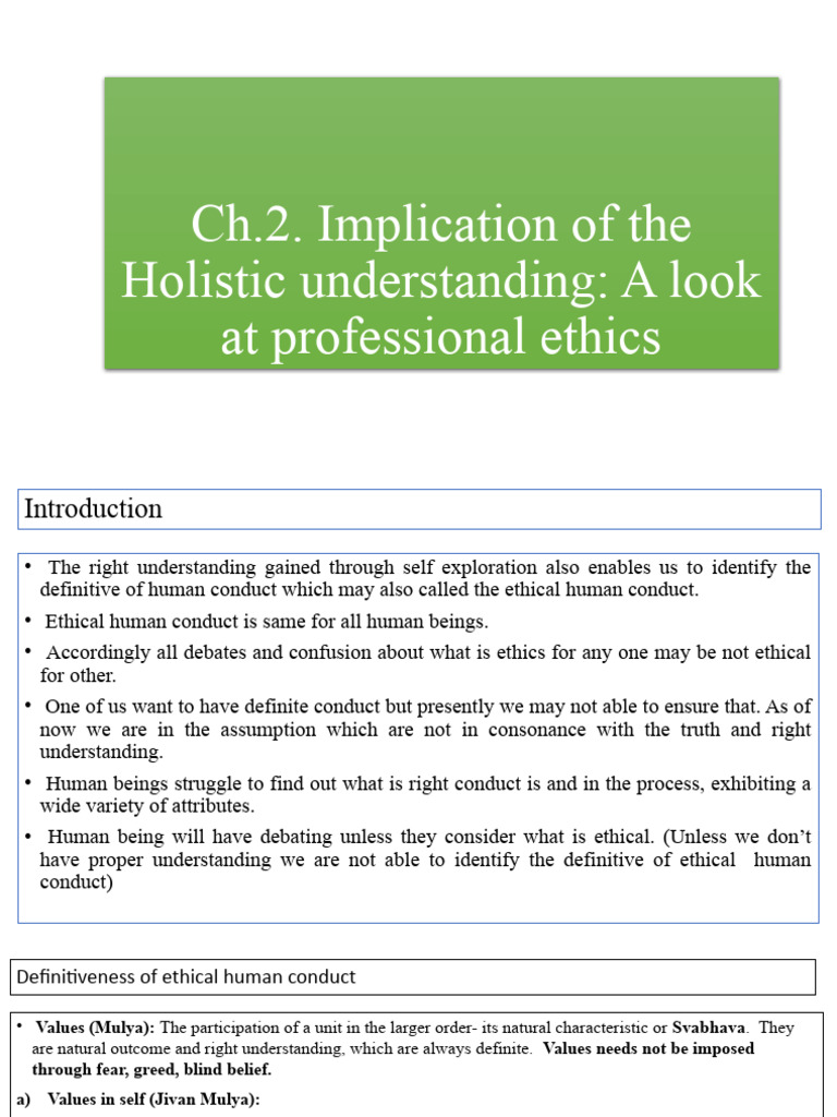 Ch 2 implication of the holistic understanding download free pdf