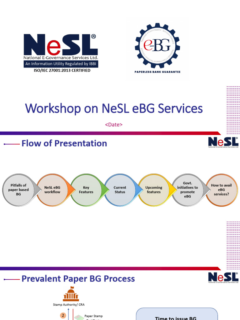 NeSL eBG Services Workshop Overview | PDF | Identity Document ...