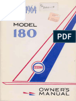 Cessna 180 Owners Manual 1964