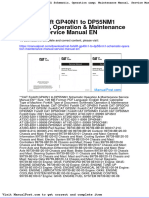 Cat Forklift Gp40n1 To Dp55nm1 Schematic Operation Maintenance Manual Service Manual en