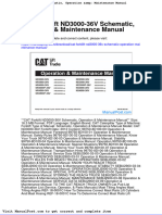 Cat Forklift Nd3000 36v Schematic Operation Maintenance Manual