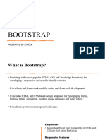 Bootstrap: Presented by Afreen