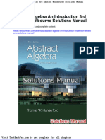 Abstract Algebra An Introduction 3rd Edition Whitbourne Solutions Manual