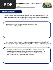 New Food Safety Workbook 1