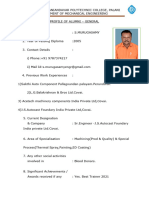 S.murugasamy - Profile of Alumni General