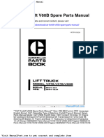 Cat Forklift v60b Spare Parts Manual