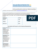 Formulario de Postulacion Proyectos 2023