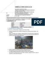 Informe N°117 - Status Actual Equipos Trackless Pegama