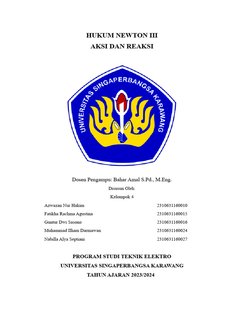 Hukum newton iii pdf sains matematika