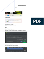 Python Programming
