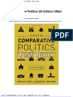 Comparative Politics 5th Edition Oneil Test Bank