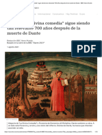 Por Qué "La Divina Comedia" Sigue Siendo Tan Relevante 700 Años Después de La Muerte de Dante - BBC News Mundo