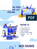 Nhóm 12 - Trái Cây Sấy Đà Lạt