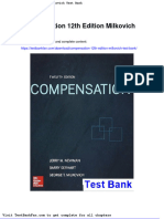 Compensation 12th Edition Milkovich Test Bank