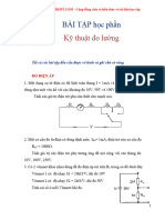 BÀI TẬP - Kỹ thuật đo lường