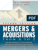 Mergers and Acquisitions From A To Z