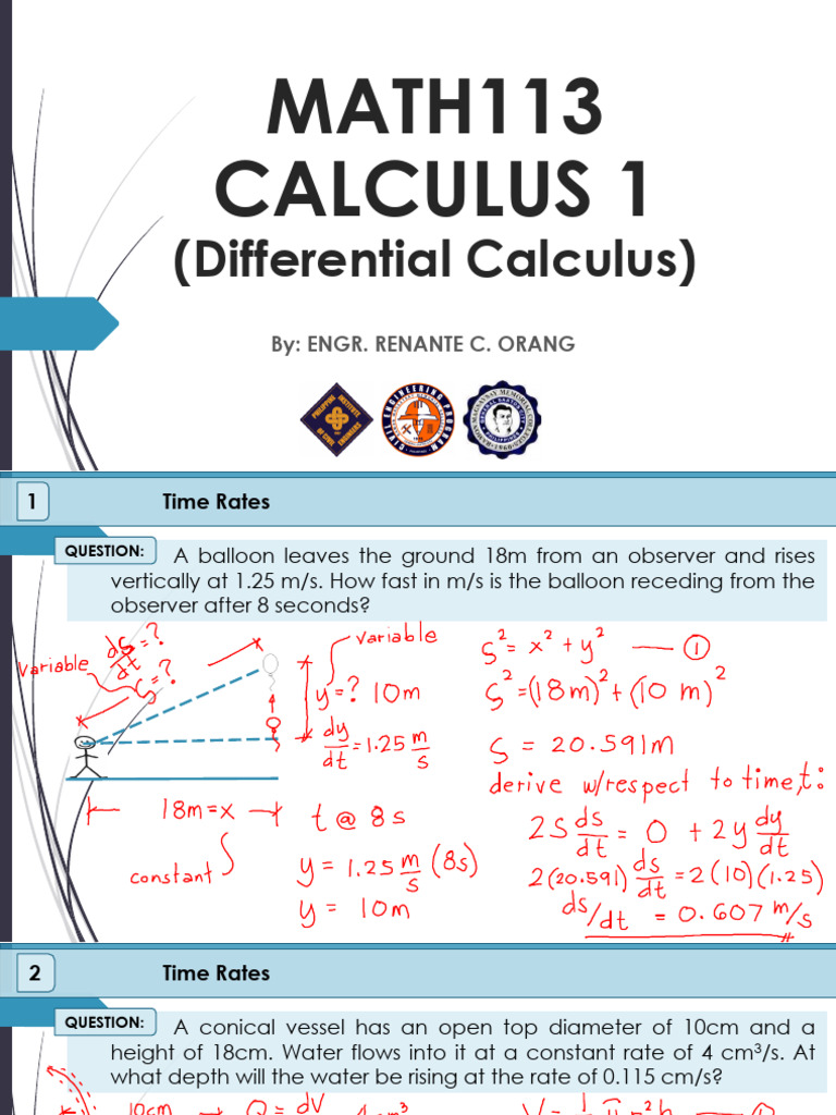 Calculus Pdf Science Mathematics